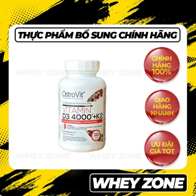 Ostrovit Vitamin D3 K2 - Hỗ Trợ Sức Khỏe Xương Khớp, Sức Mạnh Cơ Bắp, Sức Khỏe Tim Mạch