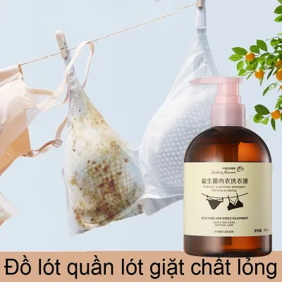 nước giặt đồ lót chăm sóc cá nhân chuyên dụng cocen kháng khuẩn, kháng nấm, diết 99.9% vi khuẩn gây nấm, ngứa, loại bỏ các vết ố vàng, vết đỏ, làm mềm vải, bảo vệ an toàn vùng kín và không gây kích ứng 300ml