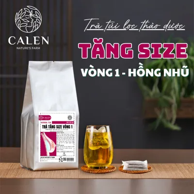 Trà tăng size vòng 1 nở ngực Calen Nature Farm đẩy size vòng 1 tự nhiên, cân đối, dùng từ 16 tuổi