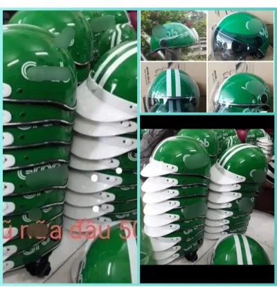 Mũ bảo hiểm grabb nữa đầu