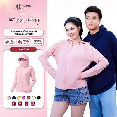 Áo Chống Nắng Nam Nữ GUNOTHOM SMAX Cao Cấp Phiên Bản Chống UV50+ Vải Thơm 2 Lớp Mát Lạnh 26AG36/AB42