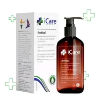 Dầu gội đầu trị nấm da đầu viêm da do tiết bã iCare 240ml - Sạch gàu hết ngứa da đầu