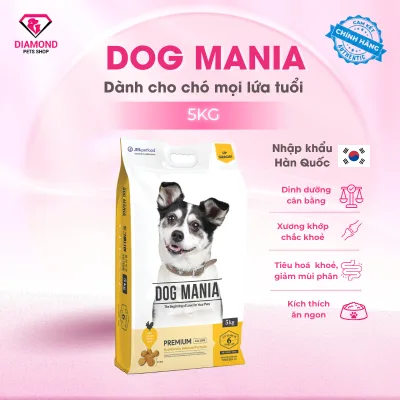 THỨC ĂN CHO CHÓ DOG MANIA (HÀN QUỐC) ( thức ăn khô,thức ăn hạt, cám chó)