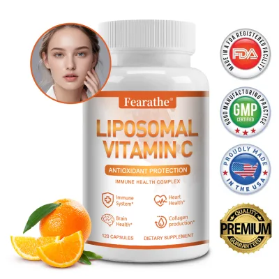 Fearathe Liposome Vitamin C 1000 Mg - Vitamin C Supplement to Help Strengthen the Immune System.