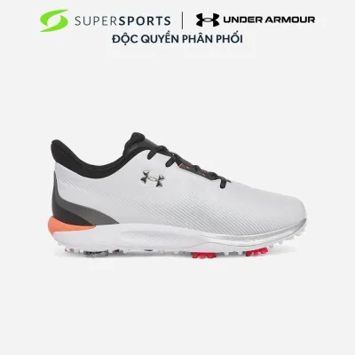 Giày Golf Có Đinh Nam Under Armour Drive Fade - Trắng - 3027878-100