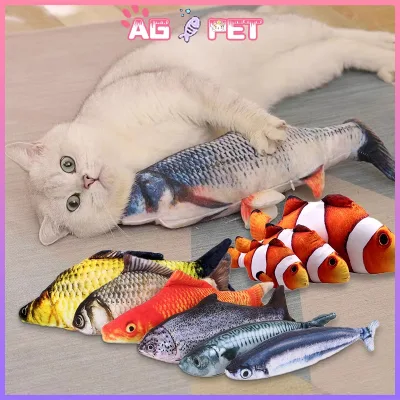 Đồ Chơi Cá Catnip dành cho Mèo, Đồ chơi Cá cho mèo con cắn Nhai cào xước, Đồ Dùng Cho Mèo.-AGPET