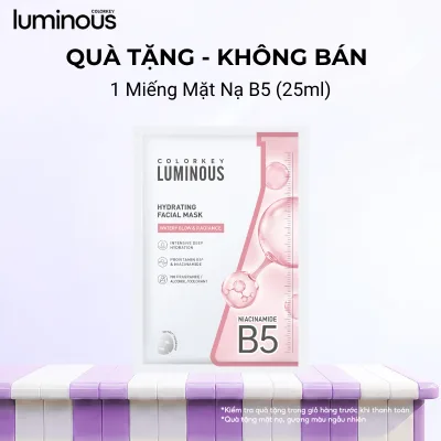 Một Miếng Mặt Nạ Giấy COLORKEY LUMINOUS Vitamin B5 25ml