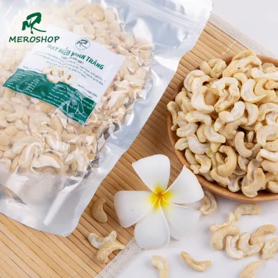 500Gr Hạt điều nhân trắng vỡ đôi mảnh lớn (làm sữa). Có hồ sơ công bố, xuất hóa đơn công ty đầy đủ