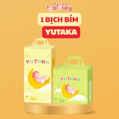 1 Bịch Bỉm Yutaka Cho Bé Tã Bỉm Dán/Quần DS50/DM46/QM40/L40/XL40/XXL38/XXXL38