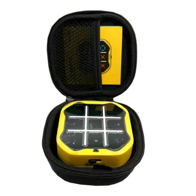 Hộp đựng cho GiiKER Tic Tac Toe Bolt Game Máy chơi Game xếp hình cầm tay 3 trong 1, Đồ chơi Fidget Board Games Hộp đựng đồ chơi Hộp đựng đồ cho trẻ em và người lớn (Chỉ có túi)