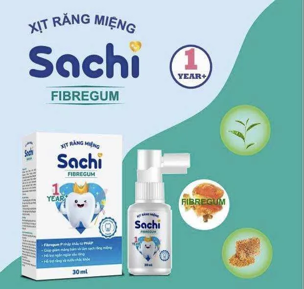 Xịt răng miệng SACHI Cho Bé / Chai 30ml - Ngăn Ngừa Mảng Bám Giảm Hôi Miệng (Giống sản phẩm Midkid) SHC