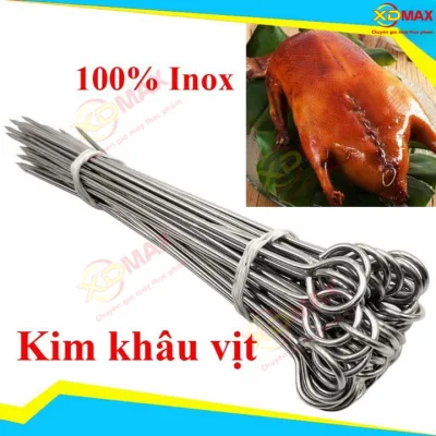 Kim khâu bụng gà vịt, chất liệu inox 304 - kích thước dài 17cm