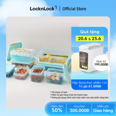 Hộp trữ đông và đựng thực phẩm LocknLock Freezer Fit dùng được tủ đông, lò vi sóng, máy rửa chén