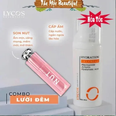 Lycos Night Combo (Lycos Moisturizing Gel, Lycos Moisturizing Cream + Nut Lycos Lip Balm)