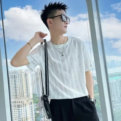 Áo Thun Cổ Tròn Phong Cách Hàn Quốc Đơn Giản Thời Trang Cho Nam T Shirt Nam ÁO Thun Nam Tay NgắN ÁO Thun MàU Đen ÁO Form RộNg ÁO Nam ĐẹP ÁO Thun Nam Cổ TròN Thun Nam Cổ TròN ÁO Thun TrơN Nam Form RộNg