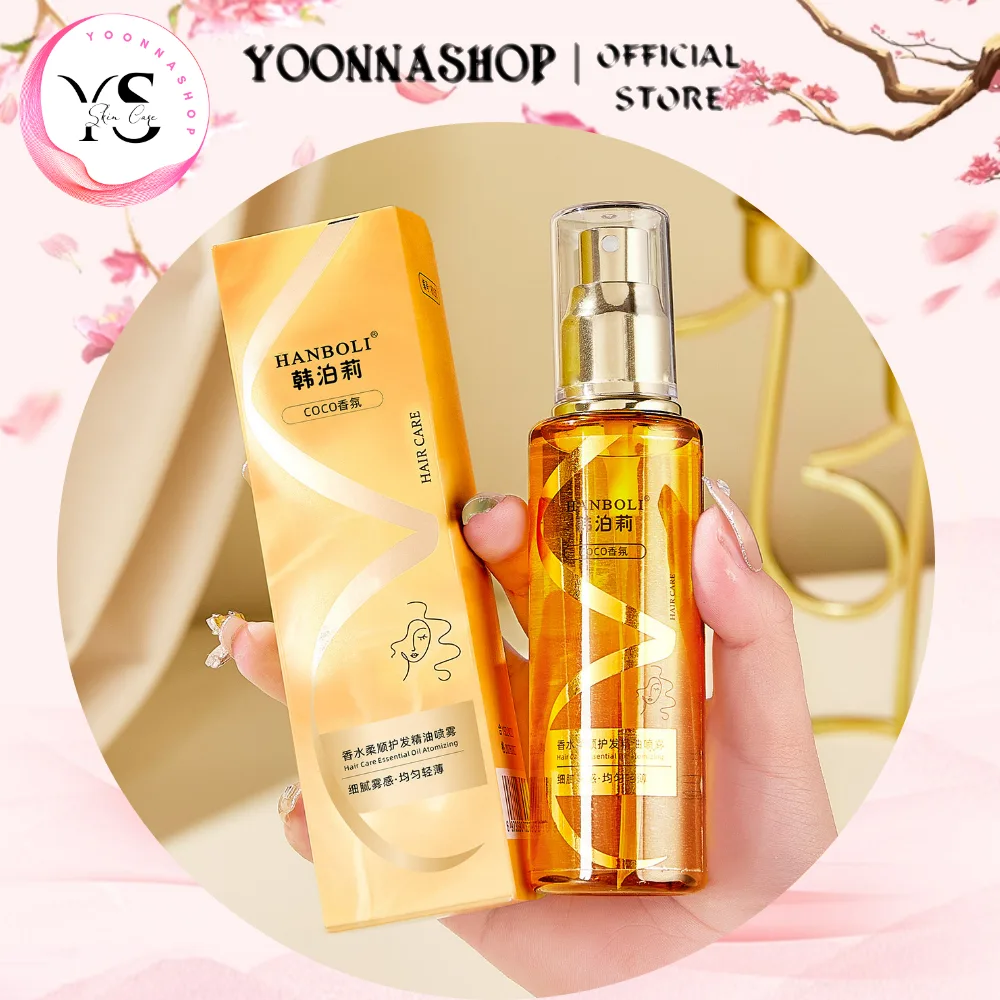 Tinh Dầu Dưỡng Tóc HANBOLI 100ml Chăm Sóc Tóc Cải Thiện Tình Trạng Khô Và Xoăn A8050