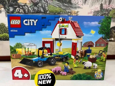 LEGO 60346 City Series Chuồng và Động vật Trang trại