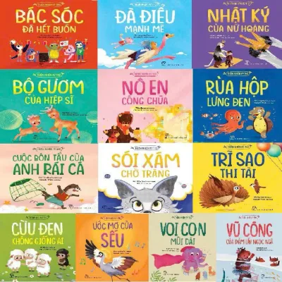 Sách - Sách thiếu nhi - Combo Sách Thiên Nhiên Kỳ Thú (Bộ 13 Cuốn) - Nhiều Tác Giả