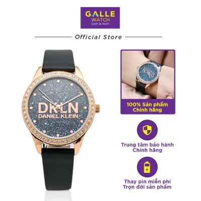 Đồng Hồ Nữ DANIEL KLEIN Chính Hãng - Galle Watch Store - Đồng Hồ Mặt Tròn Đính Đá Lấp Lánh, Kính Cứng Chống Nước Dây Đeo Da Sang Trọng Đồng Hồ Nữ Cao Cấp, Bảo Hành 24 Tháng, Thay Pin Miễn Phí Trọn Đời DK.1.12562