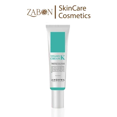 Ahohwa Vitamin K Cream - Restores Thin, Red Skin, Dilates Capillaries, Soothes Skin 12g