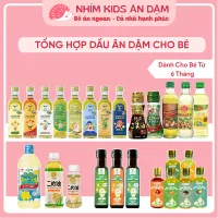 Tổng Hợp Các Loại Dầu Ăn Dặm Hữu Cơ Gồm Dầu Óc Chó, Olive, Mè, Gấc, Cá Hồi, Macca Cho Bé Từ 6 Tháng