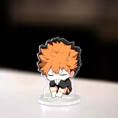 Mô hình, Móc khoá Mini Haikyuu Hinata Nishinoya Oikawa Kageyama Anime Manga trang trí góc học tập cao 3cm, 5cm