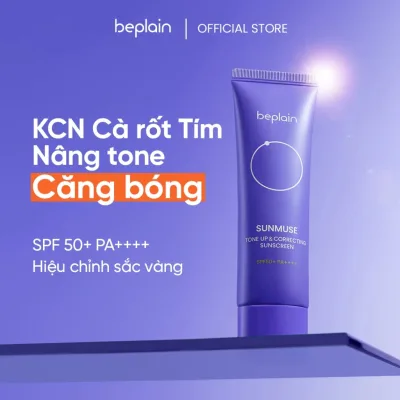 Kem Chống Nắng BEPLAIN SUNMUSE Nâng Tone Vật Lý Lai Hoá Học, Hiệu chỉnh da SPF 50+ PA++++ 50ml