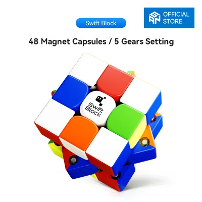 Khối rubik từ tính GAN x Swift Block 355S đồ chơi xếp hình giáo dục cho trẻ em/ người mới bắt đầu 55x55x55mm