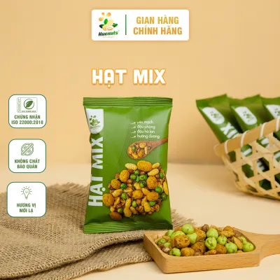 Hạt Mix Huenuts - Snack Ăn Vặt Thơm Ngon, Giòn Tan - Gói 28g