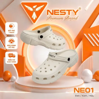 Dép Sục Gia Đình NESTY Đế Cao 4Cm Nhựa EVA Êm Chân Không Mùi Dép HotTrend