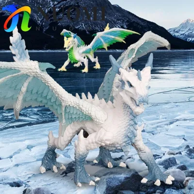 Nuomi Mô Hình Khủng Long Mô Phỏng Trẻ Em Quà Tặng Giáo Dục Lớn Fiery Dragons Di Chuyển Được Các Bức Tượng Bộ Sưu Tập Mô Hình Búp Bê Rồng Đồ Chơi Khủng Long