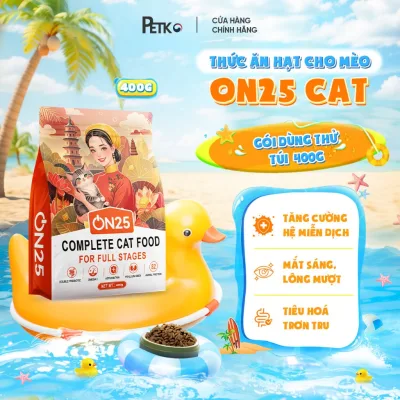 Hạt Cho Mèo ON25 CAT - Giúp Sáng Mắt, Lông Mượt, Phân Khô