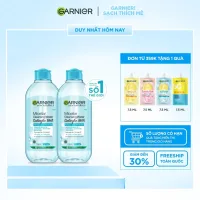 Bộ 2 Nước tẩy trang Garnier Cho Da Dầu Mụn Salicylic BHA Micellar 400ml x 2 (mới)