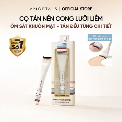 Cọ Tán Nền Amortals Hình Lưỡi Liềm - Đầu Cọ Siêu Mảnh 0.1mm, Dàn Nền Siêu Mịn, Cọ Trang Điểm Nền Cho Người Mới
