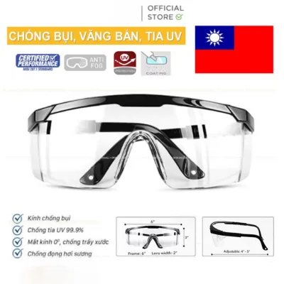 Mắt kính bảo hộ cao cấp chống bụi Uv400 kính hàn, kính bảo hộ y tế phòng chống dịch đi xe bảo vệ mắt