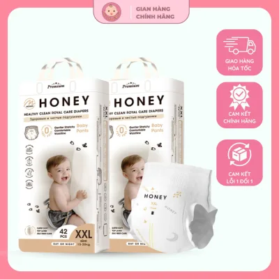 Tã Bỉm Honey Premium, Bỉm Quần, Tã Dán Honey Thấm Hút Tốt, Siêu Mềm Mại Đủ Size Cho Bé Yêu