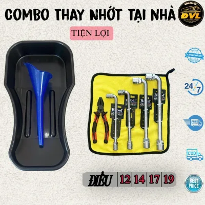 Combo Thay Nhớt Tại Nhà Cho Tất Cả Dòng Xe Kèm Phụ Kiện Hỗ Trợ Bảo Dưỡng Động Cơ