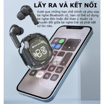 Tws Ultrapods Ky9 Bluetooth Headphones – Vivid Sound, Standard Bass, Fashionable Design, Easy to Use, Suitable for All Phones