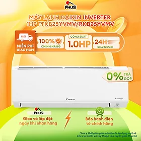 FTKB25YVMV - Máy lạnh Daikin FTKB25YVMV Inverter 1HP 2024 - Hàng Chính Hãng - Chỉ Giao HCM