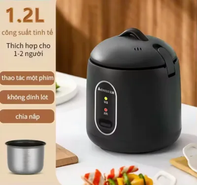 Genuine Chigo Rice Cooker 1.2L, Multifunctional Cooker, Cooks Rice, Stews Porridge, Steams, Boils