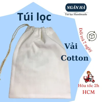 Túi lọc cotton chuyên lọc trà lọc cà phê Cold brew lọc đa năng dùng đun nấu Túi lọc Ngân Hà Handmade