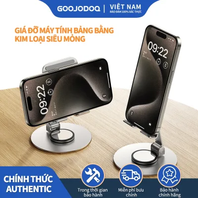 Goojodoq Giá Đỡ Máy Tính Bảng Bằng Kim Loại Siêu Mỏng Cho Ipad 10.2 7th 8th 9th gen xiaomi samsung