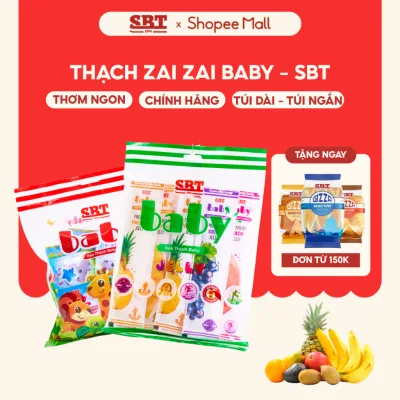 Thạch Zai Zai Baby SBT Mix Các Hương Vị Hoa Quả Thơm Ngon - Bánh Kẹo SBT