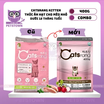 Catsrang Kitten 400g - Dry Grain Food for Small Cats under 12 Months Old Imported from Korea