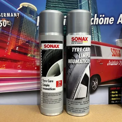 Làm đen bóng lốp xe ô tô, bảo dưỡng làm mềm cao su - SONAX Tyre care 435300