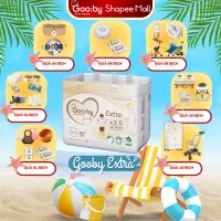 Tã/bỉm quần, dán Gooby Siêu mỏng mềm mại, chống tràn, an toàn, siêu thấm hút size NB/S/M/L/XL/XXL/XXXL cho bé 5 - 30KG