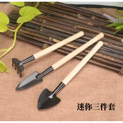 Bộ Dụng Cụ Làm Vườn Cán Gỗ - nhỏ