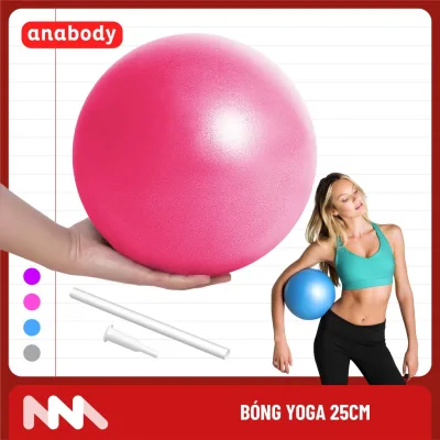 Bóng Tập Yoga, Pilates Kích Thước 25cm - Hỗ Trợ Tập Luyện Nhiều Màu - Bong25cm