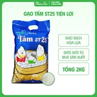Gạo Tấm ST25 Hoa Lúa túi 2kg - Dẻo mềm, thơm ngon