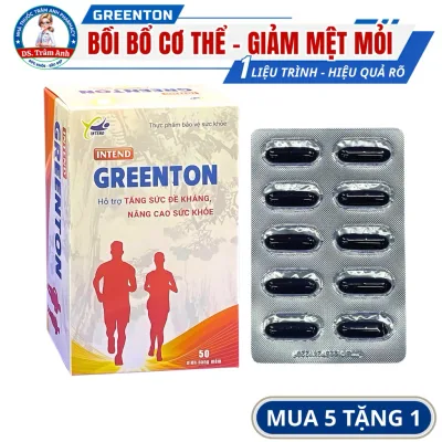 Viên Uống Tăng Cường Sức Khỏe Greenton INTEND – Bồi Bổ Cơ Thể, Bổ Sung Vitamin & Khoáng Chất